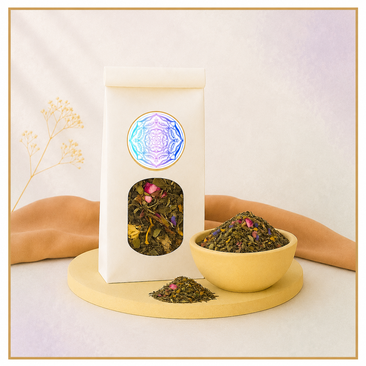 Presença Divina — Infusão Floral com Chá Branco para Pausas Conscientes