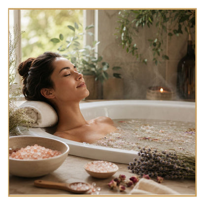 Aura de Vénus — Sal de Banho para Amor-Próprio, Cuidado Sensorial e Suavidade