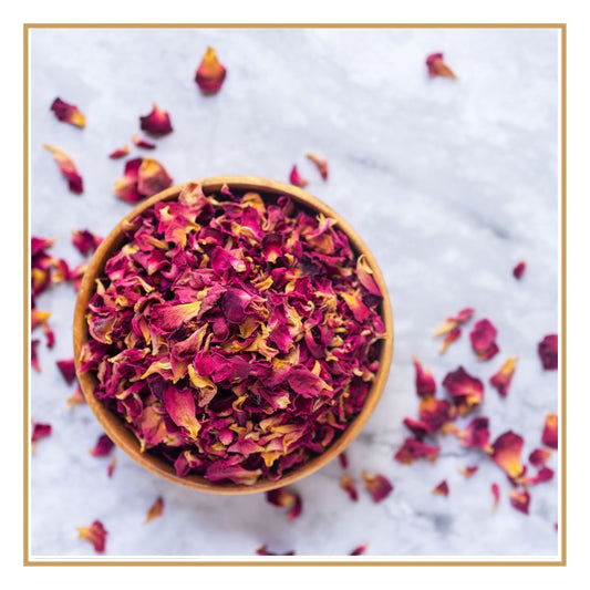 Pétalas de Rosa — Flores Secas para Infusões, Banhos e Rituais Sensoriais