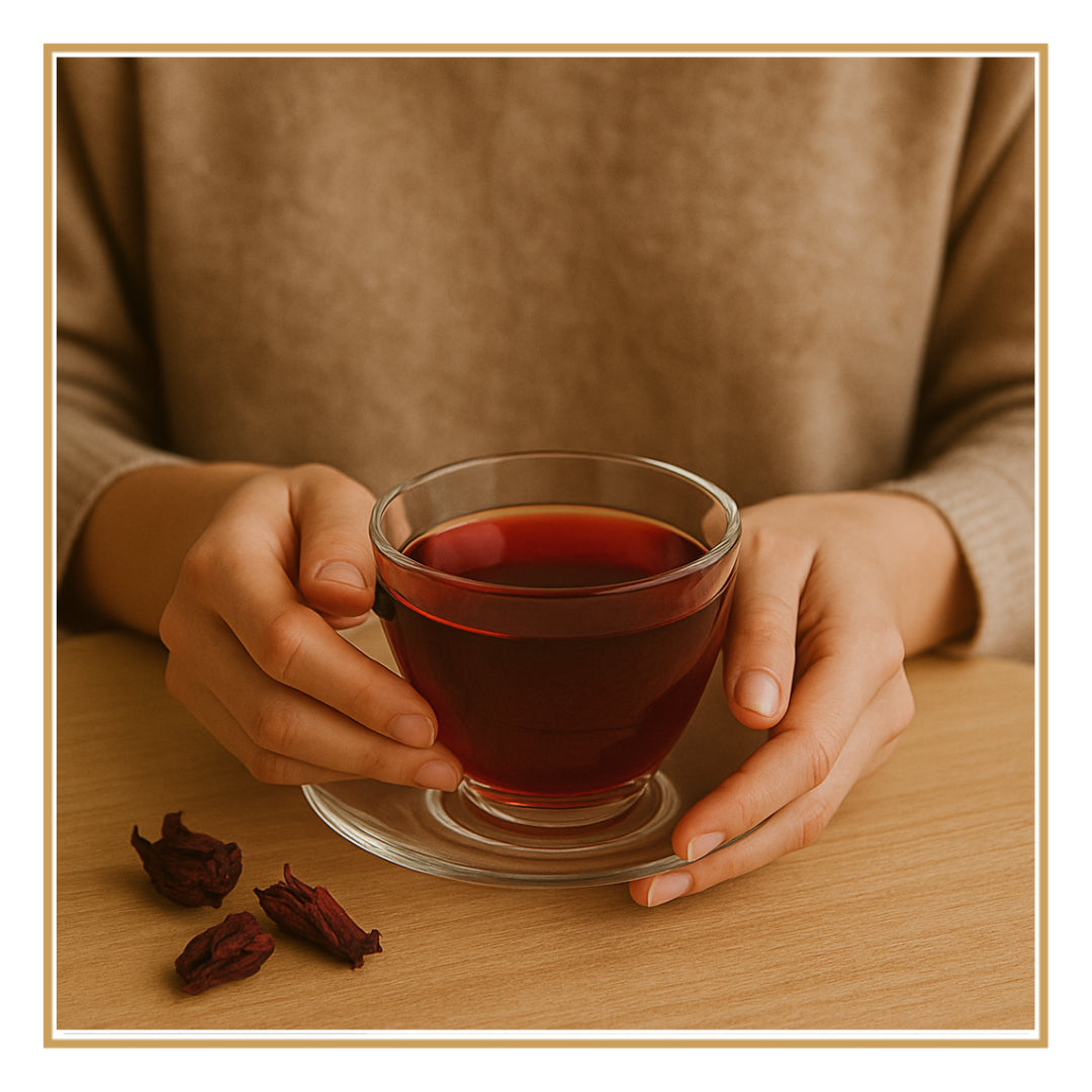 Hibisco em Flor — Infusão Vibrante para Beber Quente ou Fria