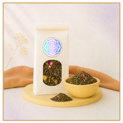 Presença Divina — Infusão Floral com Chá Branco para Pausas Conscientes